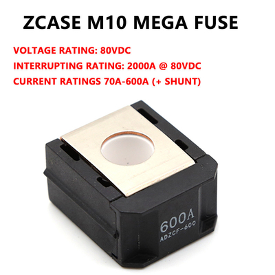 3998XXX.ZXM10 MEGA Starter Fuse 80V DC M8 M10 ZCASE Bolt Down xử lý vật liệu duy nhất
